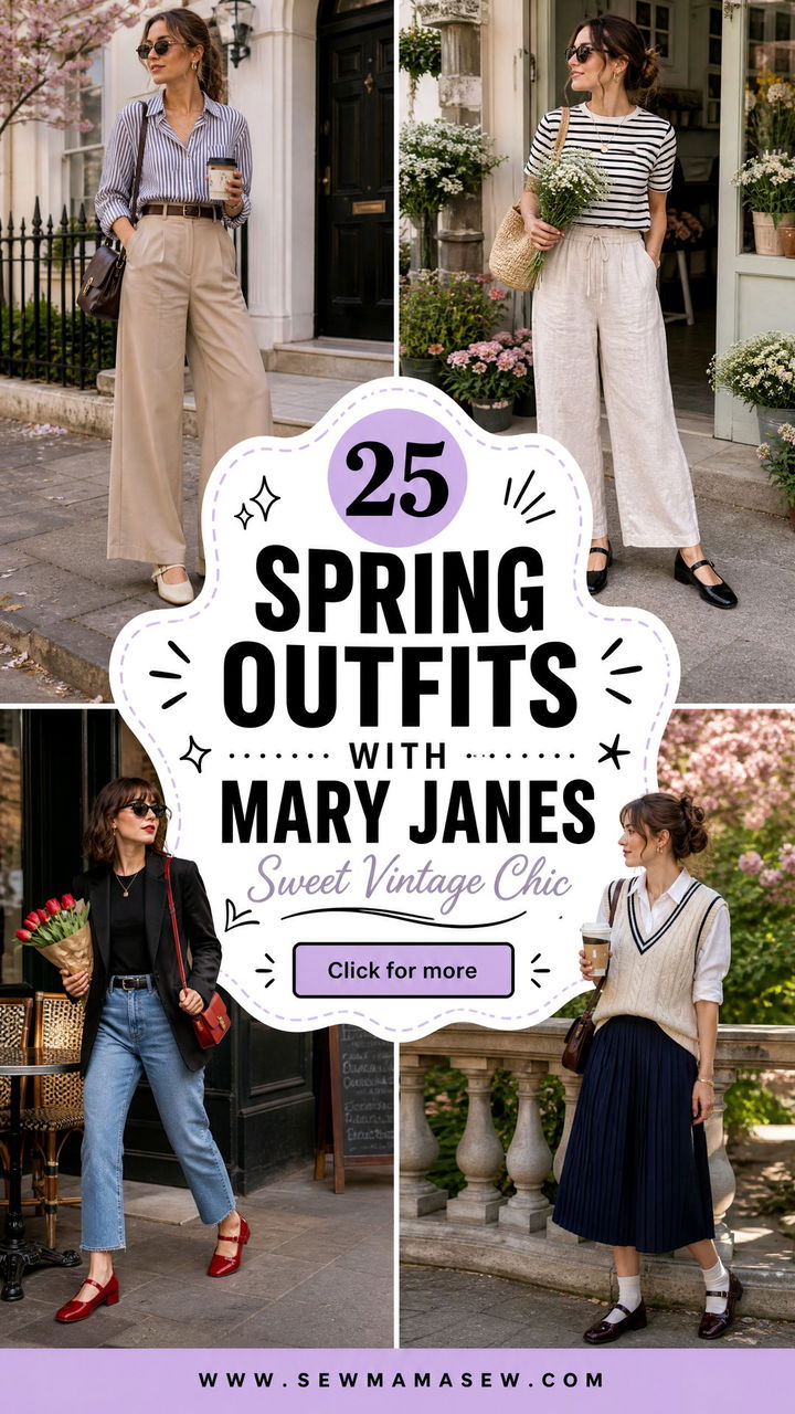 25 Spring outfits with mary janes for Sweet Vintage Chic - 25 Spring outfits with mary janes for Sweet Vintage Chic