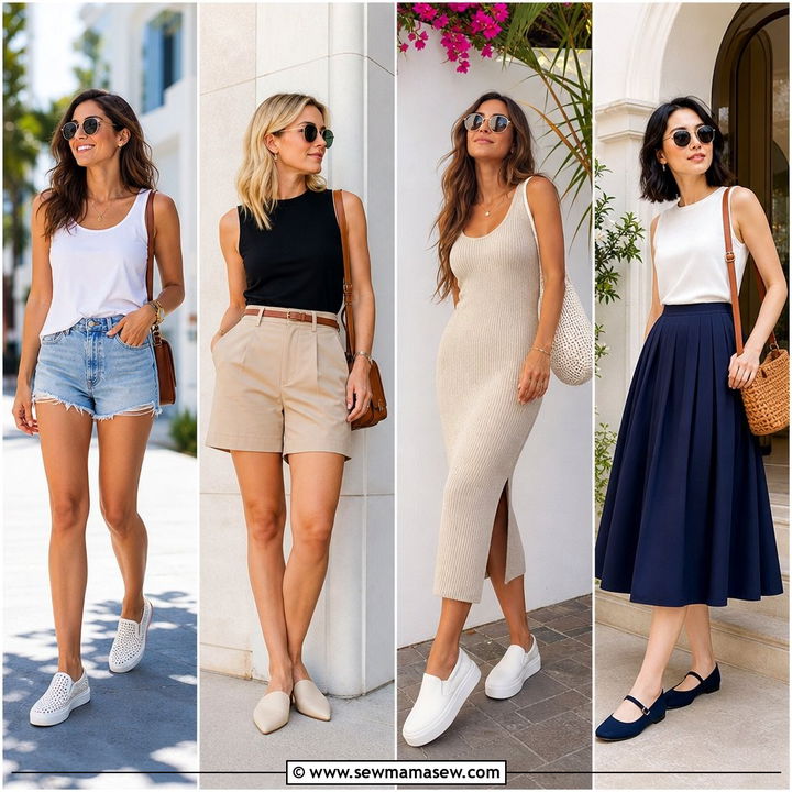 25 Spring outfits with slip ons for Easy Casual Days