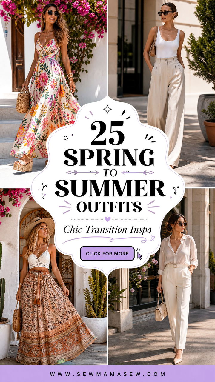 25 Spring to Summer Outfits Inspo for Chic Transitions - 25 Spring to Summer Outfits Inspo for Chic Transitions