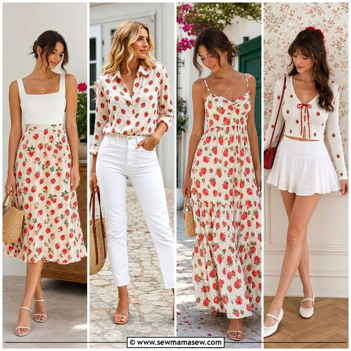 25 Strawberry Girl Outfits For A Sweet Summer Aesthetic