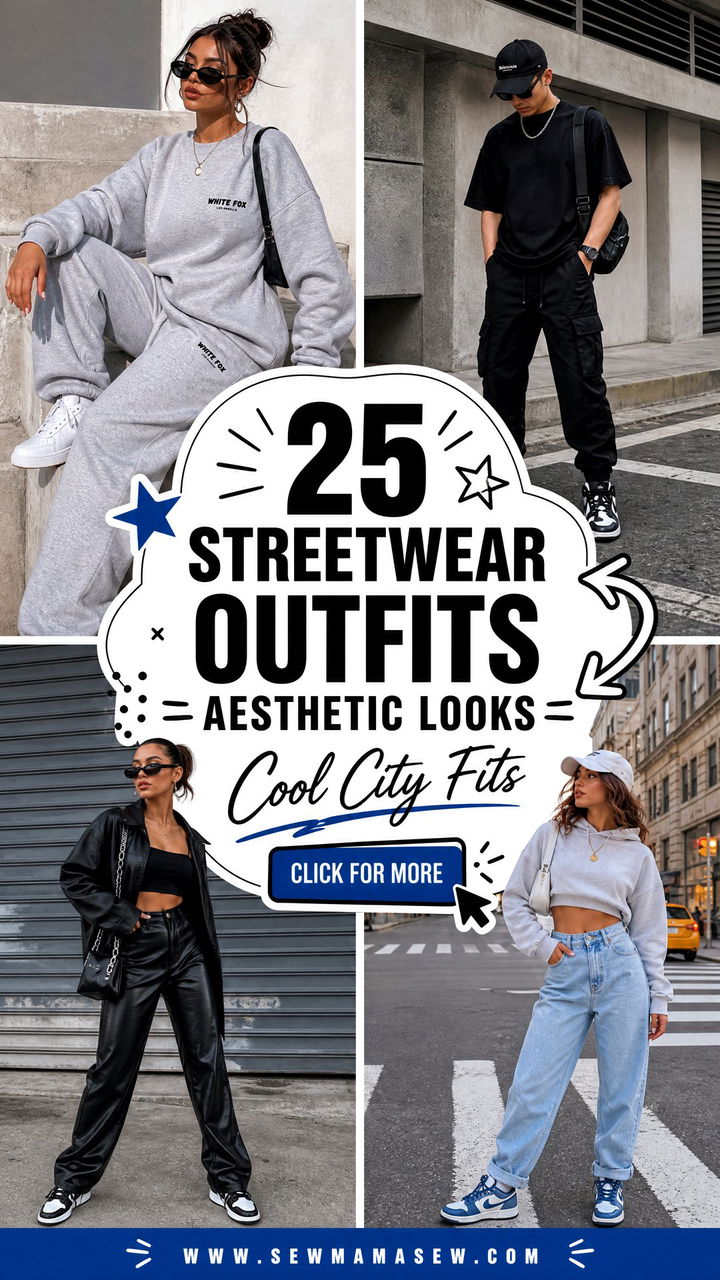 25 Streetwear Outfits Aesthetic Looks For Cool City Style - 25 Streetwear Outfits Aesthetic Looks For Cool City Style