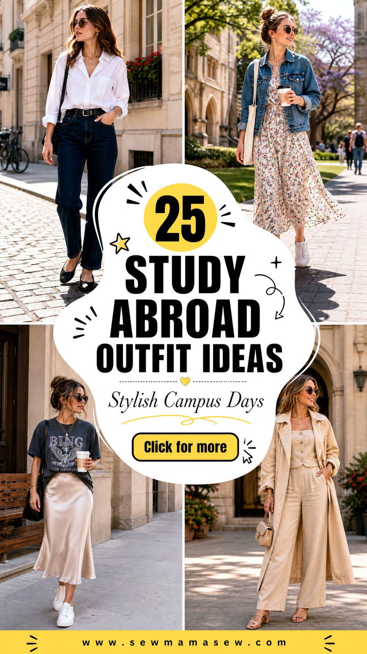 25 Study Abroad Outfit Ideas For Stylish Stress-Free Days - 25 Study Abroad Outfit Ideas For Stylish, Stress-Free Days