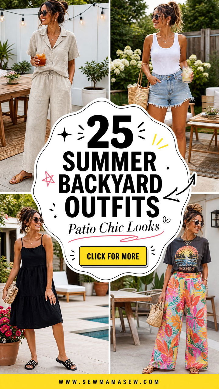 25 Summer Backyard Outfits for Chic Effortless Patio Style - 25 Summer Backyard Outfits for Chic Effortless Patio Style