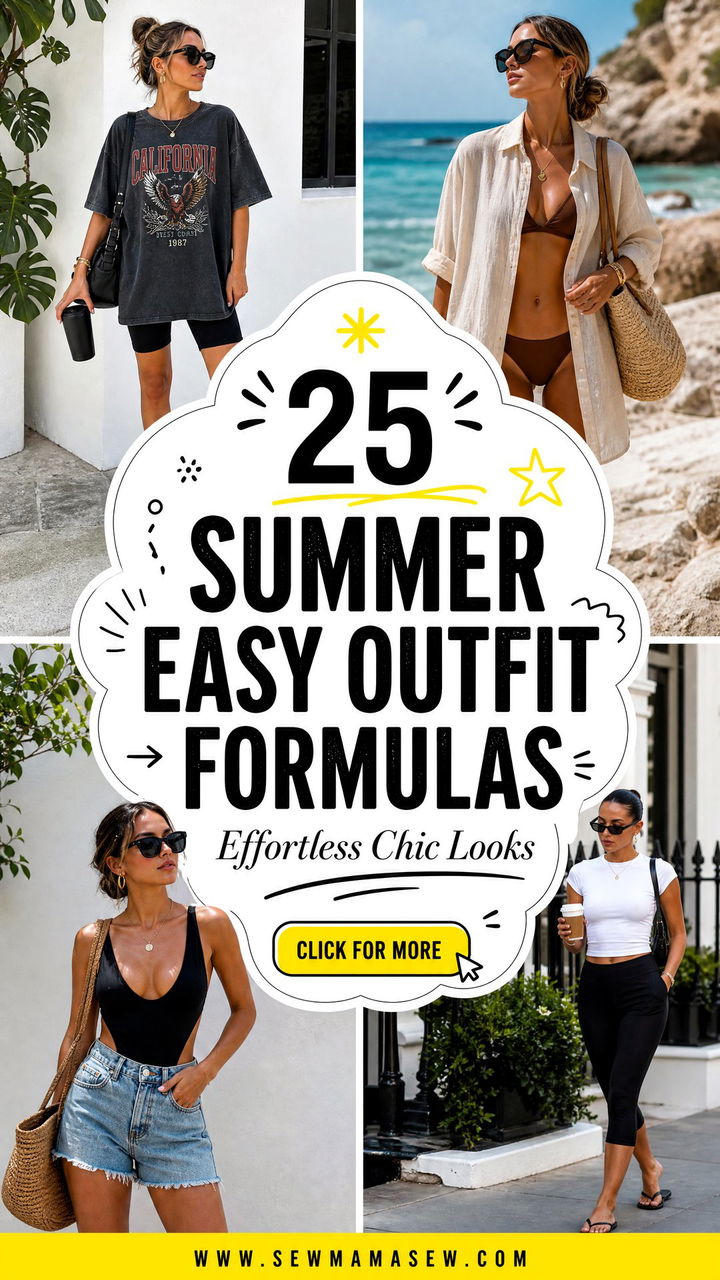 25 Summer Easy Outfit Formulas for Effortless Chic Looks - 25 Summer Easy Outfit Formulas for Effortless Chic Looks