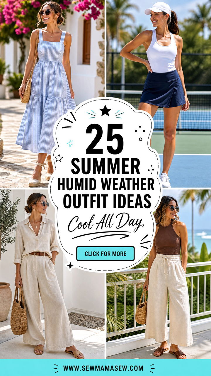 25 Summer Humid Weather Outfit Ideas to Stay Cool All Day - 25 Summer Humid Weather Outfit Ideas to Stay Cool All Day