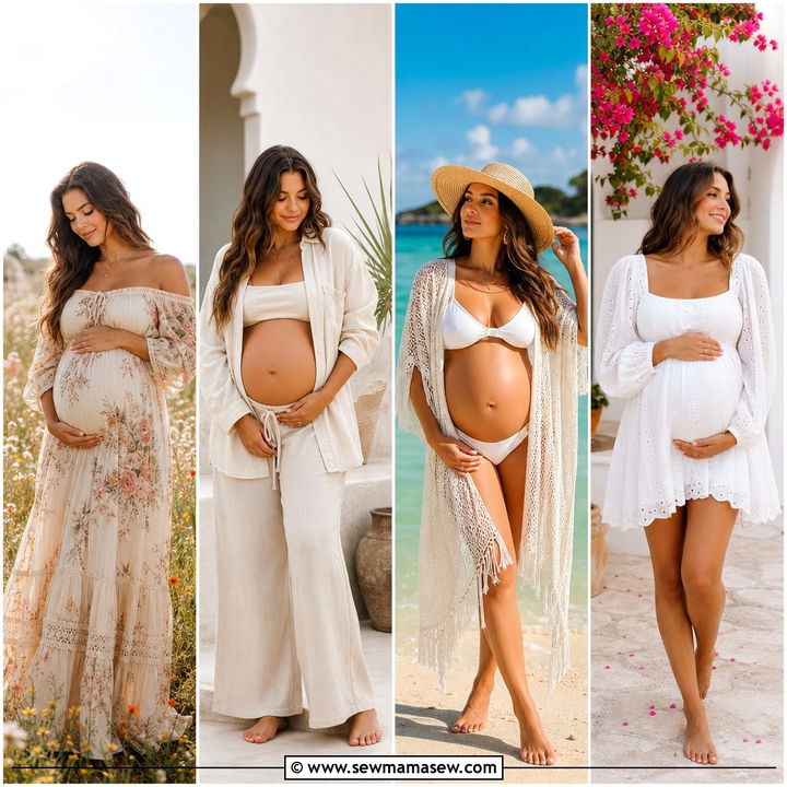 25 Summer Maternity Photo Outfits for a Radiant Shoot