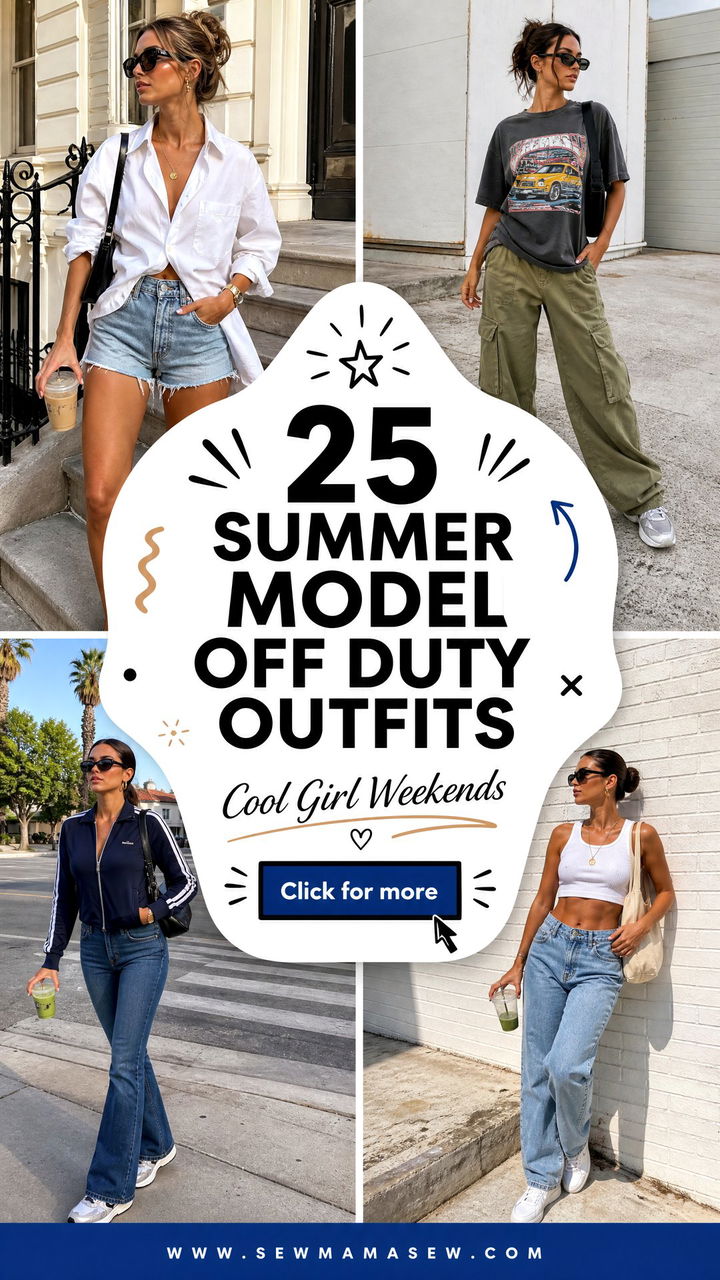 25 Summer Model Off Duty Outfits for Cool-Girl Weekends - 25 Summer Model Off Duty Outfits for Cool-Girl Weekends