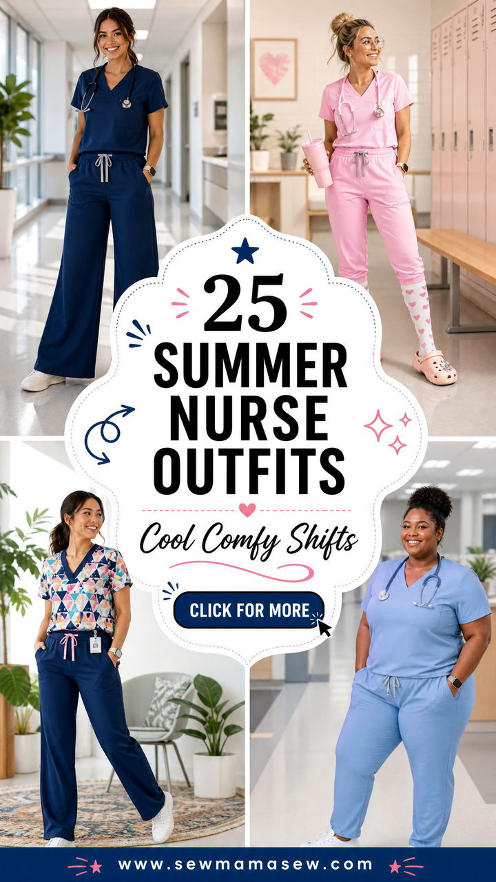25 Summer Nurse Outfits for Cool Comfy Shifts All Season - 25 Summer Nurse Outfits for Cool, Comfy Shifts All Season