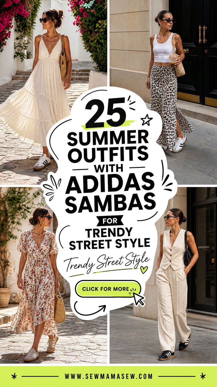 25 Summer Outfits With Adidas Sambas For Trendy Street Style - 25 Summer Outfits With Adidas Sambas For Trendy Street Style
