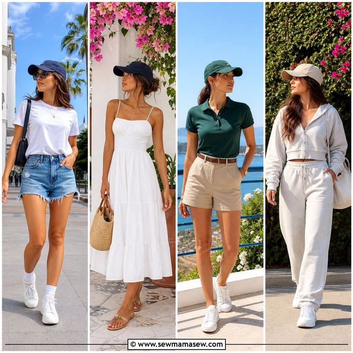 25 Summer Outfits With Baseball Cap For Cool Casual Days