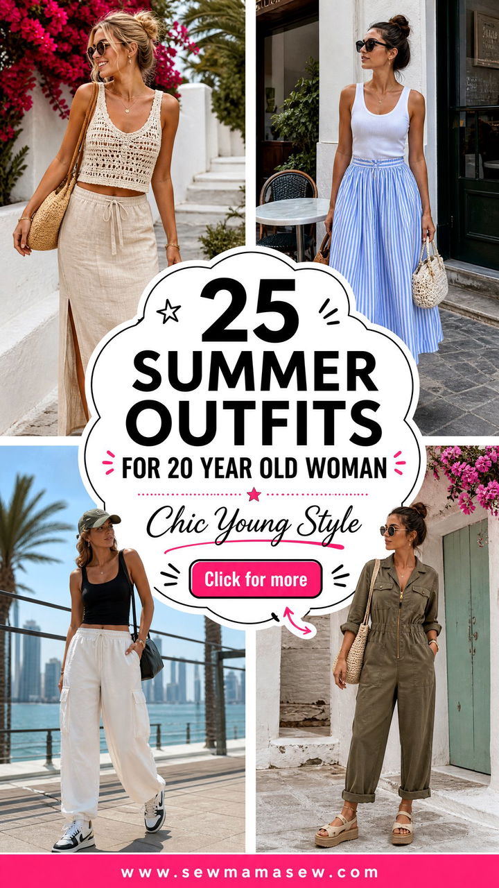 25 Summer outfits for 20 year old woman With Chic Ideas - 25 Summer outfits for 20 year old woman With Chic Ideas