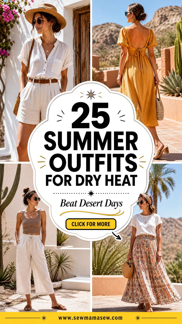 25 Summer outfits for dry heat To Beat Desert Days in Style - 25 Summer outfits for dry heat To Beat Desert Days in Style