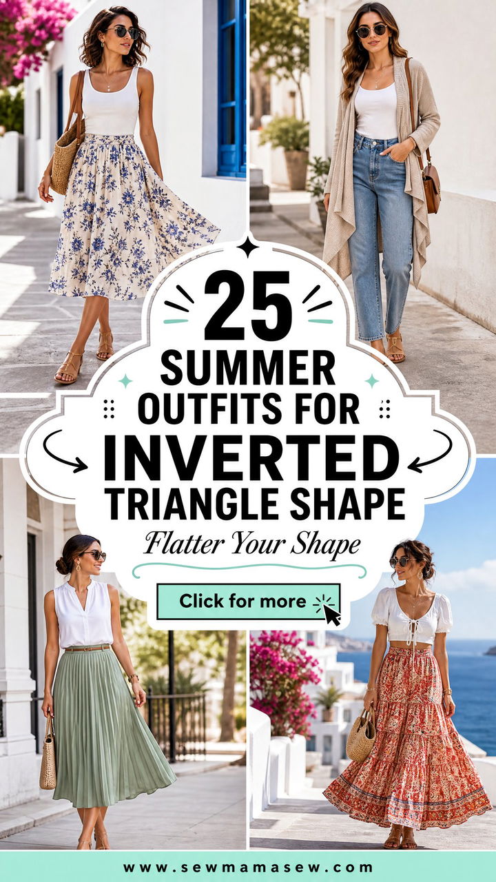 25 Summer outfits for inverted triangle shape That Flatter - 25 Summer outfits for inverted triangle shape That Flatter