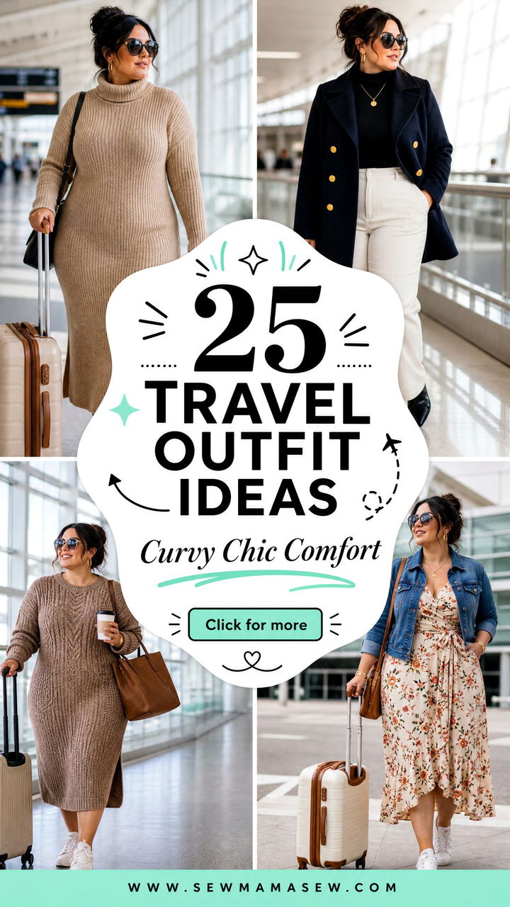 25 Travel Outfit Ideas Curvy Women Need for Chic Comfort - 25 Travel Outfit Ideas Curvy Women Need for Chic Comfort