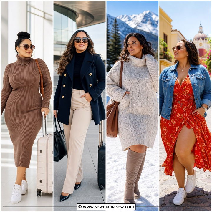 25 Travel Outfit Ideas Curvy Women Need for Chic Comfort