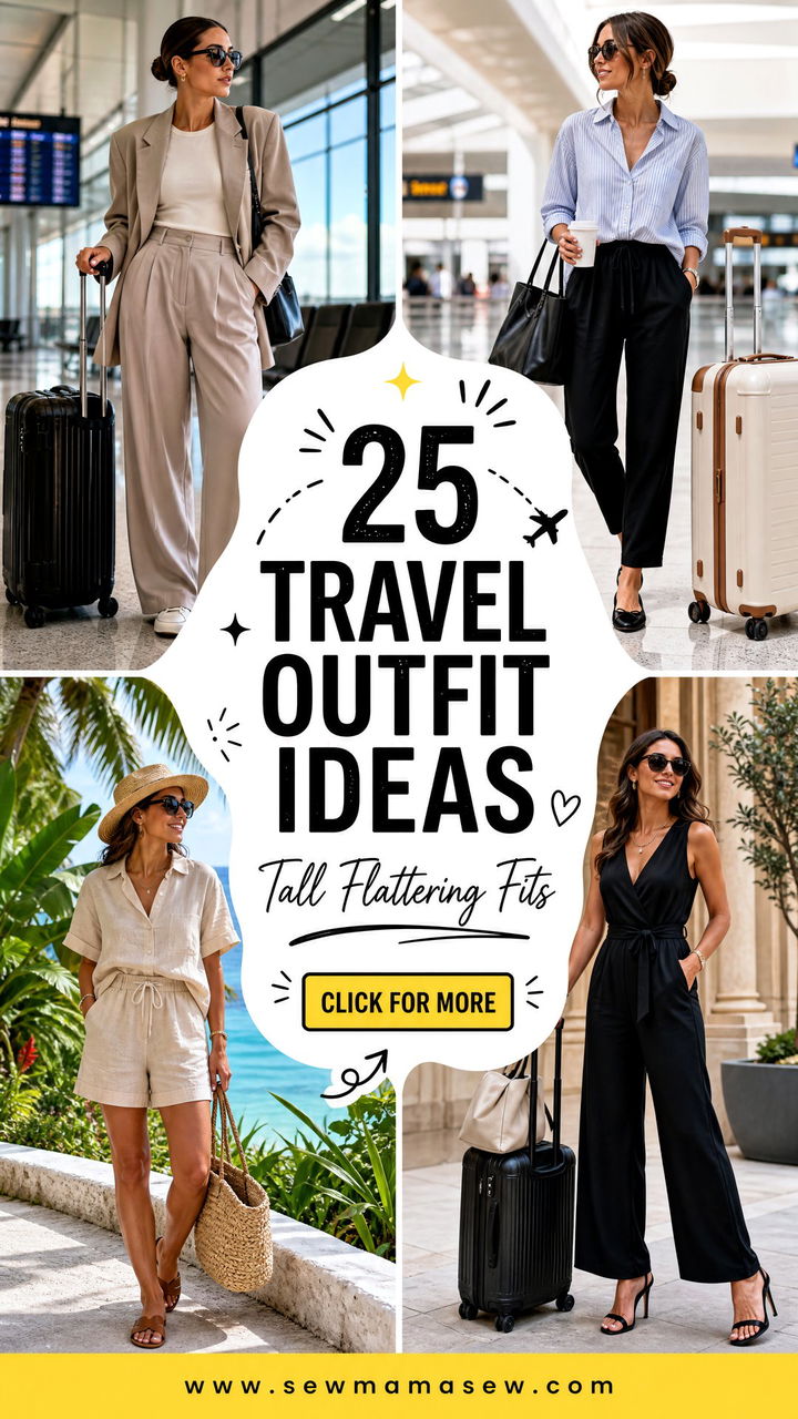 25 Travel Outfit Ideas for Tall Women With Flattering Fits - 25 Travel Outfit Ideas for Tall Women With Flattering Fits