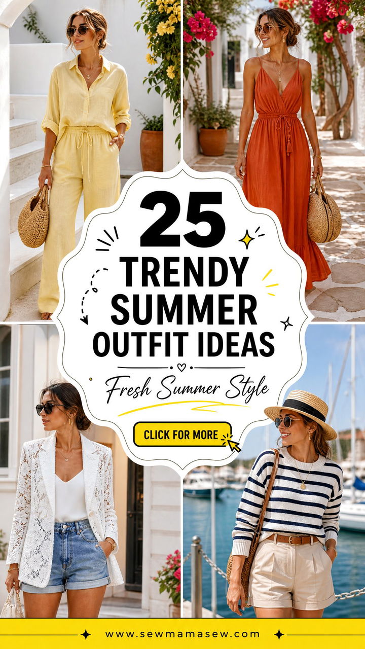 25 Trendy Summer Outfit Ideas 2026 for Effortless Style - 25 Trendy Summer Outfit Ideas 2026 for Effortless Style