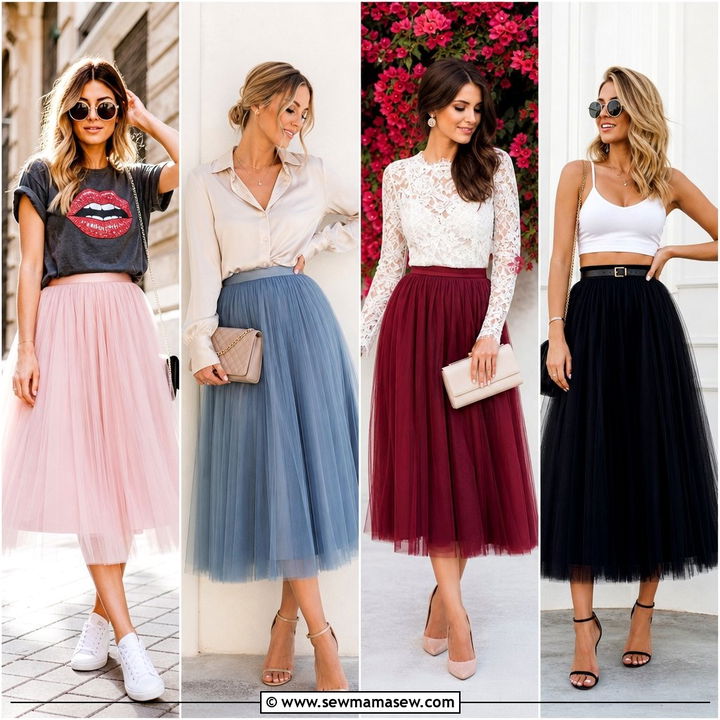 25 Tulle Skirt Outfit Ideas for Women Over 40 to Feel Chic