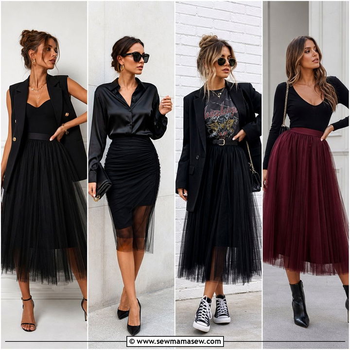 25 Tulle Skirt Outfit Ideas for Work That Feel Polished