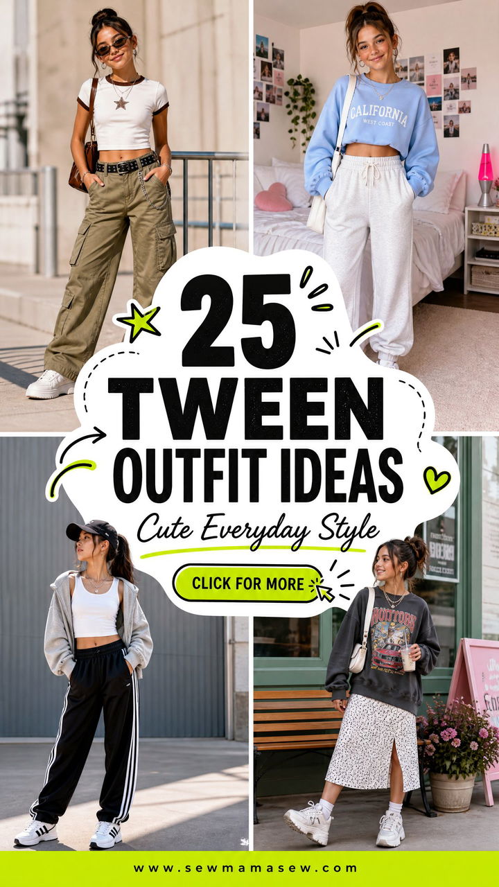 25 Tween Outfit Ideas for 11 Year Olds for Cute Everyday Style - 25 Tween Outfit Ideas for 11 Year Olds for Cute Everyday Style