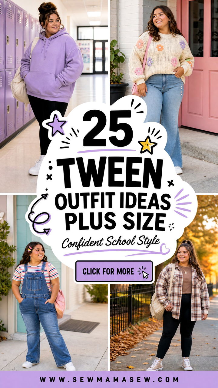25 Tween outfit ideas plus size for Confident School Style - 25 Tween outfit ideas plus size for Confident School Style