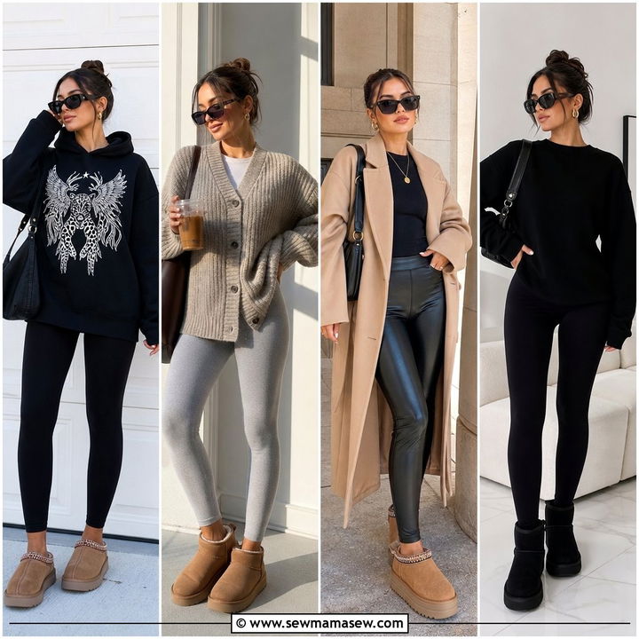 25 Uggs and Leggings Outfit Ideas for Cozy Cool Days Out
