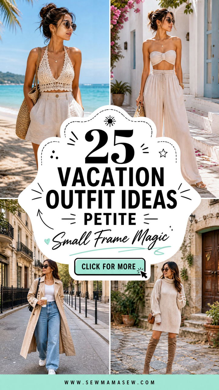25 Vacation Outfit Ideas Petite Women Need For Easy Style - 25 Vacation Outfit Ideas Petite Women Need For Easy Style