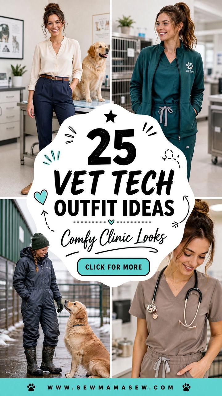 25 Vet Tech Outfit Ideas For Comfy Polished Clinic Style - 25 Vet Tech Outfit Ideas For Comfy, Polished Clinic Style