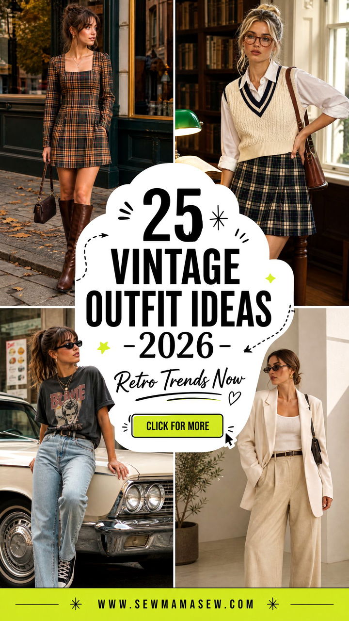 25 Vintage Outfit Ideas 2026 Retro Trends To Wear Now - 25 Vintage Outfit Ideas 2026: Retro Trends To Wear Now
