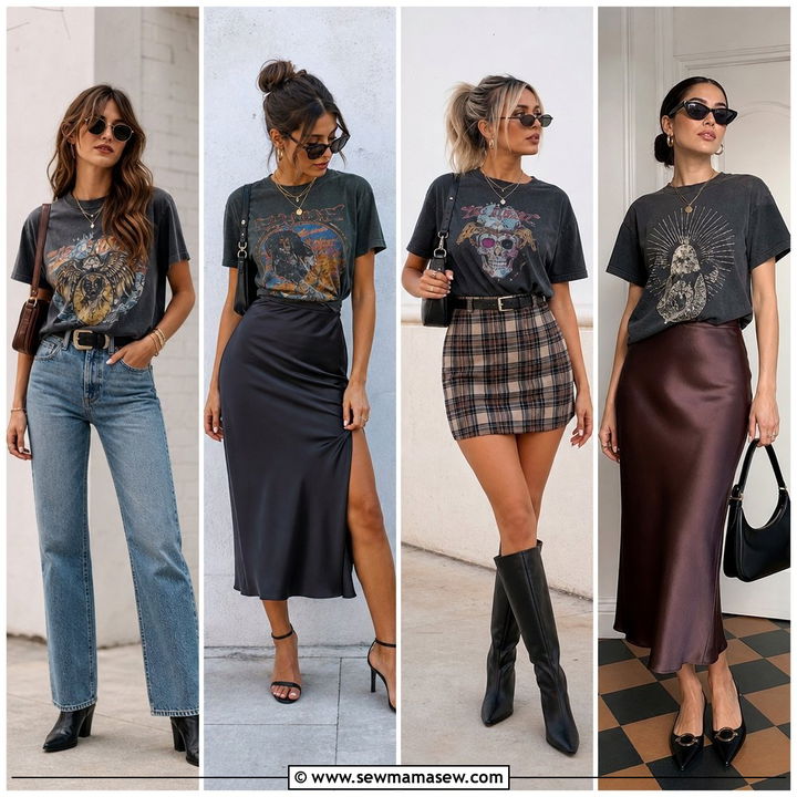 25 Vintage T-Shirt Outfit Ideas For Effortless Retro Style