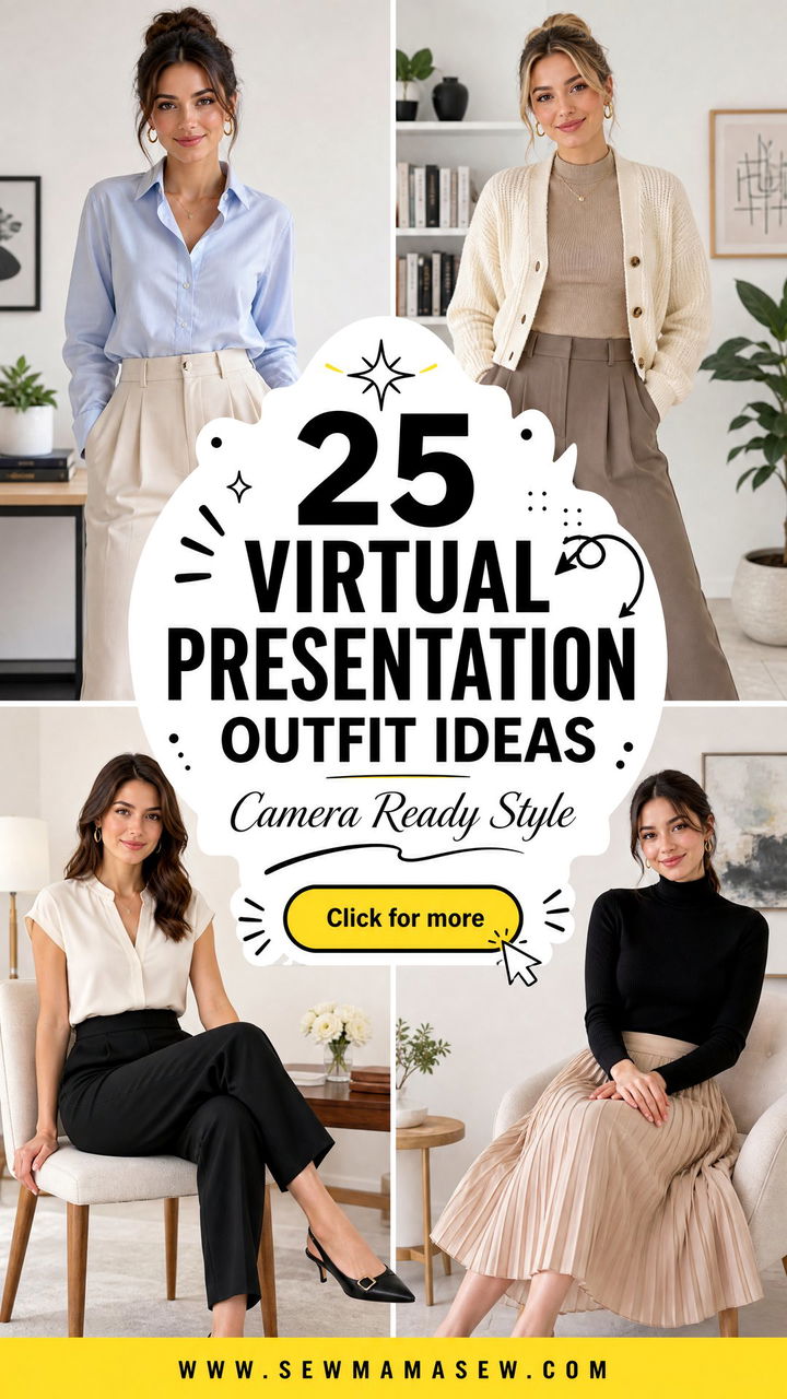25 Virtual Presentation Outfit Ideas For Camera-Ready Style - 25 Virtual Presentation Outfit Ideas For Camera-Ready Style