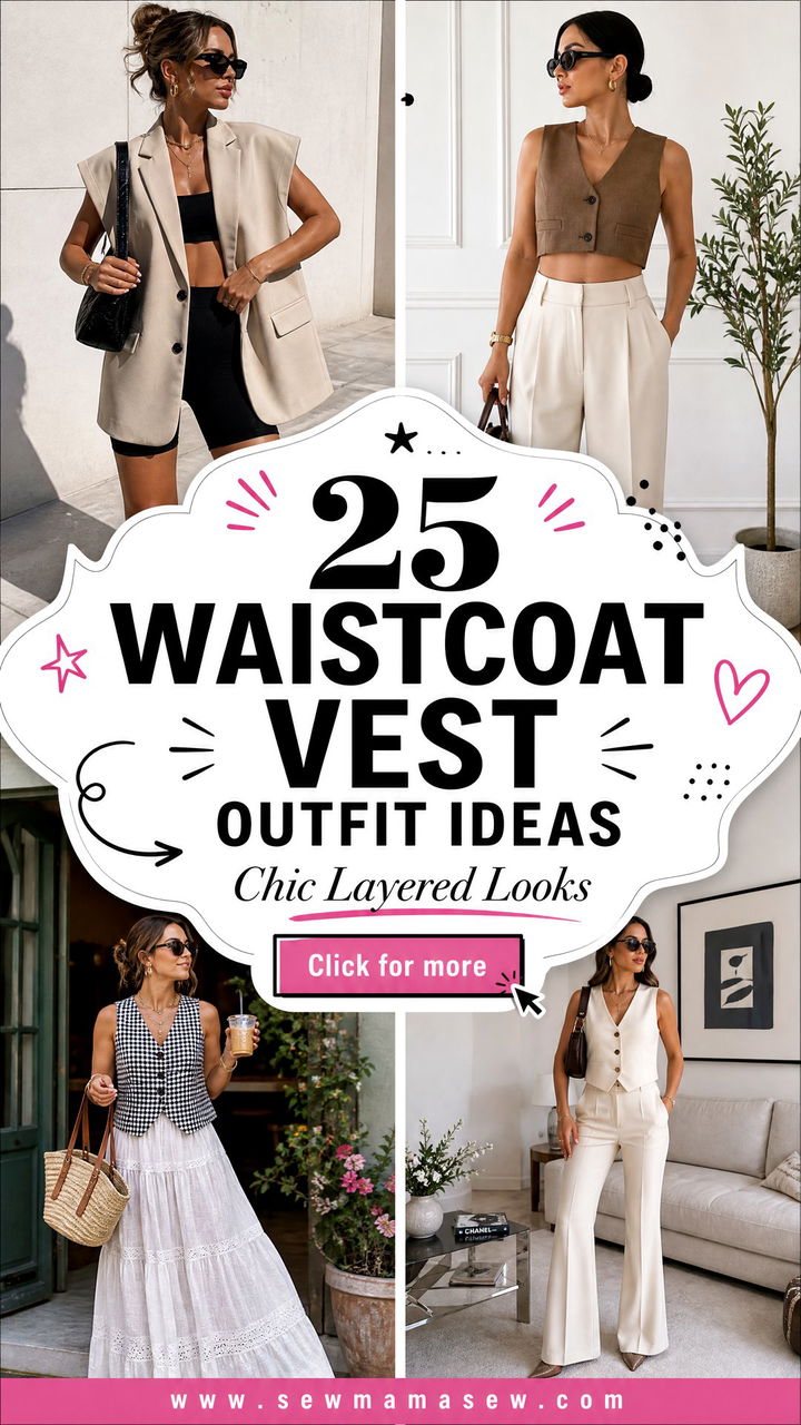 25 Waistcoat Vest Outfit Ideas For Women Chic Layered Looks - 25 Waistcoat Vest Outfit Ideas For Women: Chic Layered Looks