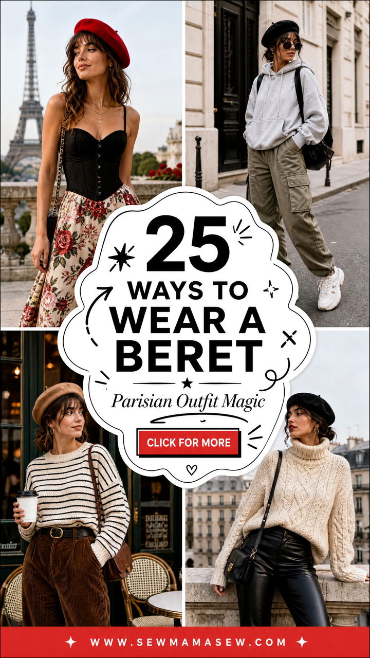 25 Ways to Wear a Beret Chic Outfit Ideas for Any Season - 25 Ways to Wear a Beret: Chic Outfit Ideas for Any Season