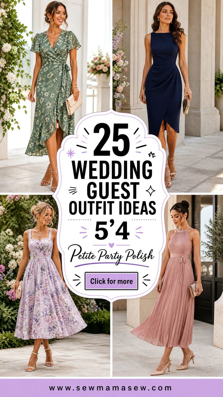 25 Wedding Guest Outfit Ideas 54 Petite-Friendly Looks - 25 Wedding Guest Outfit Ideas 5'4: Petite-Friendly Looks