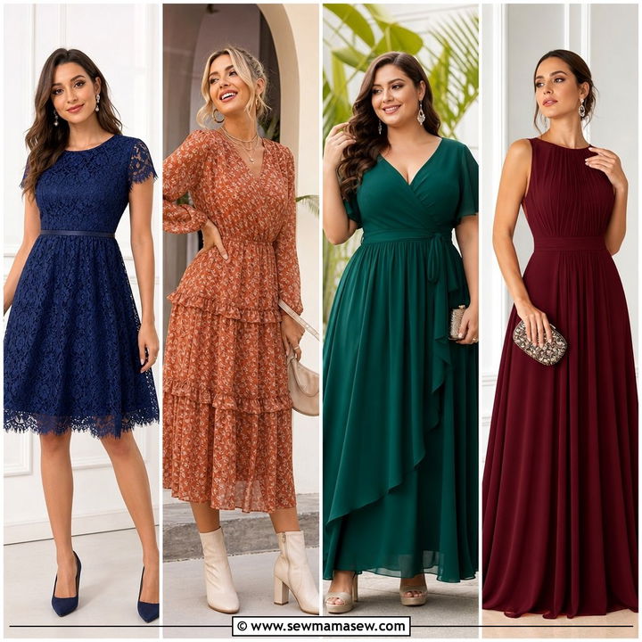 25 Wedding Guest Outfit Ideas A Line Dress: Timeless Looks