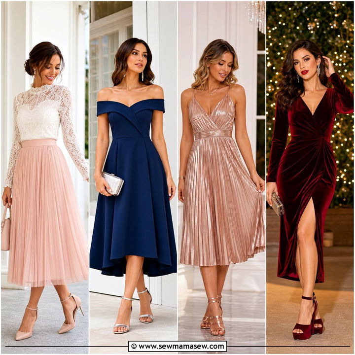 25 Wedding Guest Outfit Ideas Apple Shape: Flattering Looks