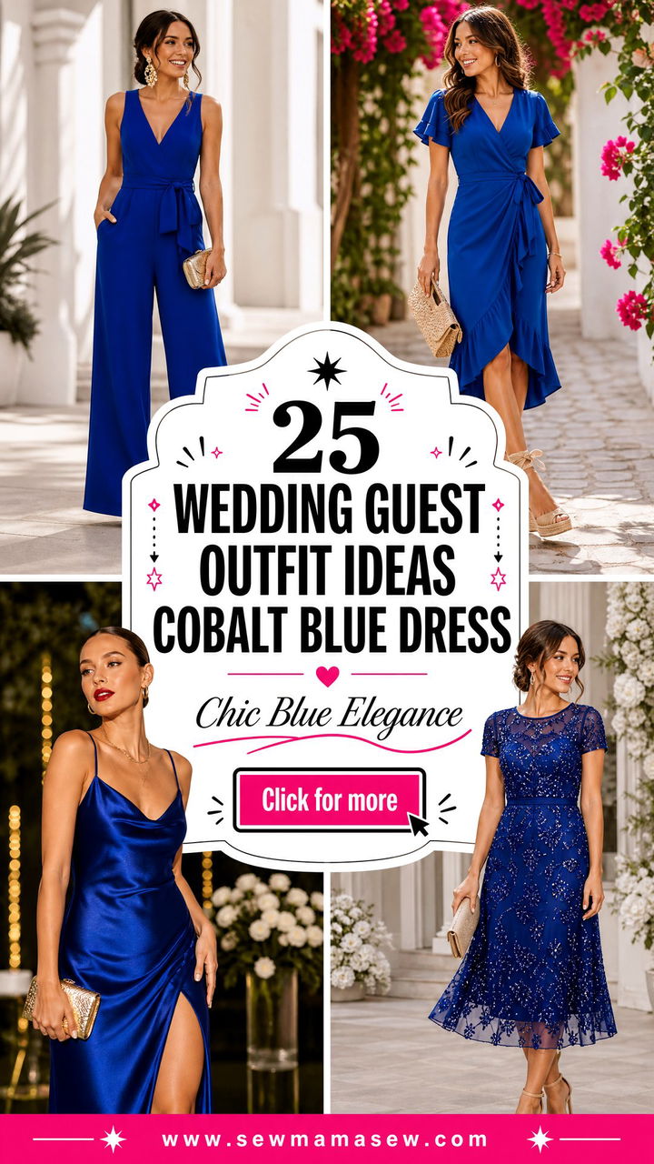 25 Wedding Guest Outfit Ideas Cobalt Blue Dress Chic Picks - 25 Wedding Guest Outfit Ideas Cobalt Blue Dress: Chic Picks