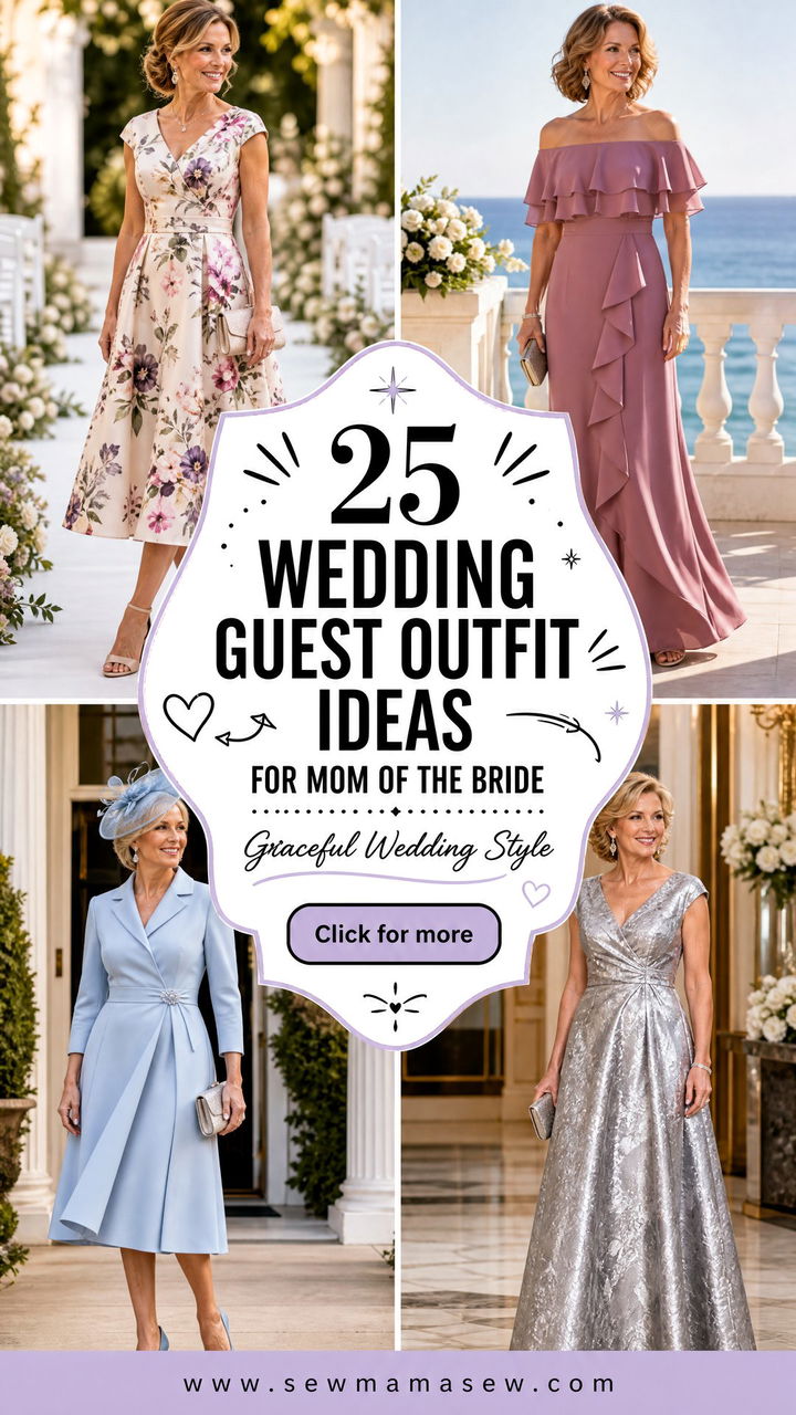 25 Wedding Guest Outfit Ideas for Mom of the Bride Elegant - 25 Wedding Guest Outfit Ideas for Mom of the Bride: Elegant