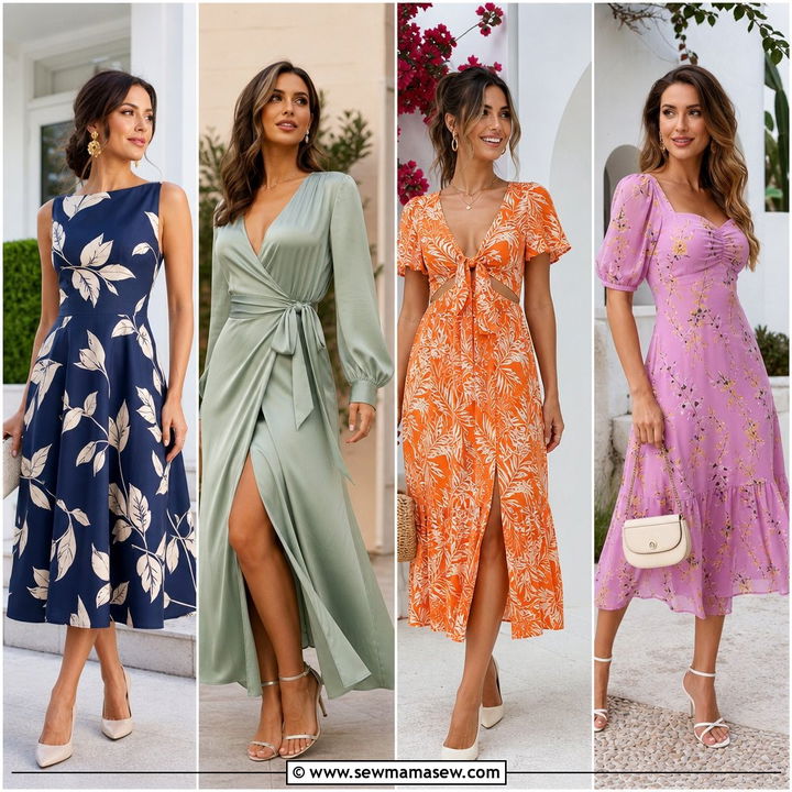 25 Wedding Guest Outfits For Postpartum Women To Feel Chic