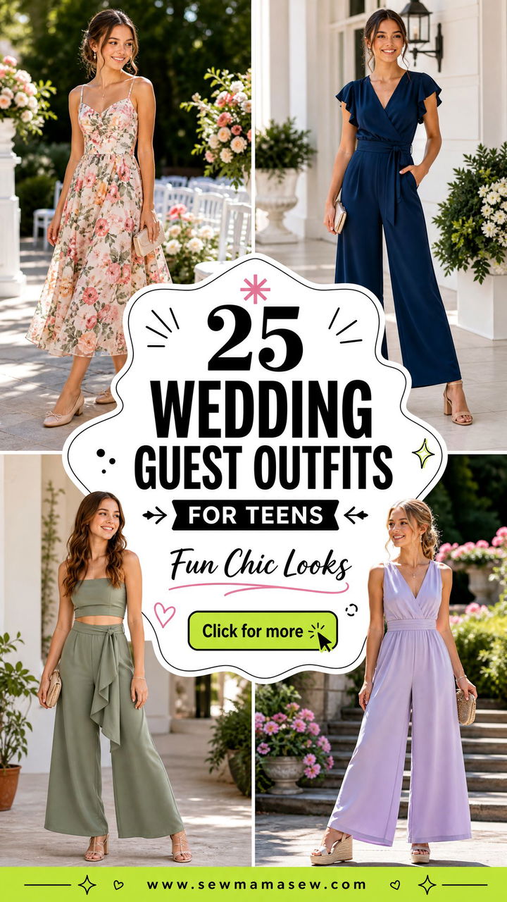 25 Wedding Guest Outfits For Teens That Feel Fun And Chic - 25 Wedding Guest Outfits For Teens That Feel Fun And Chic