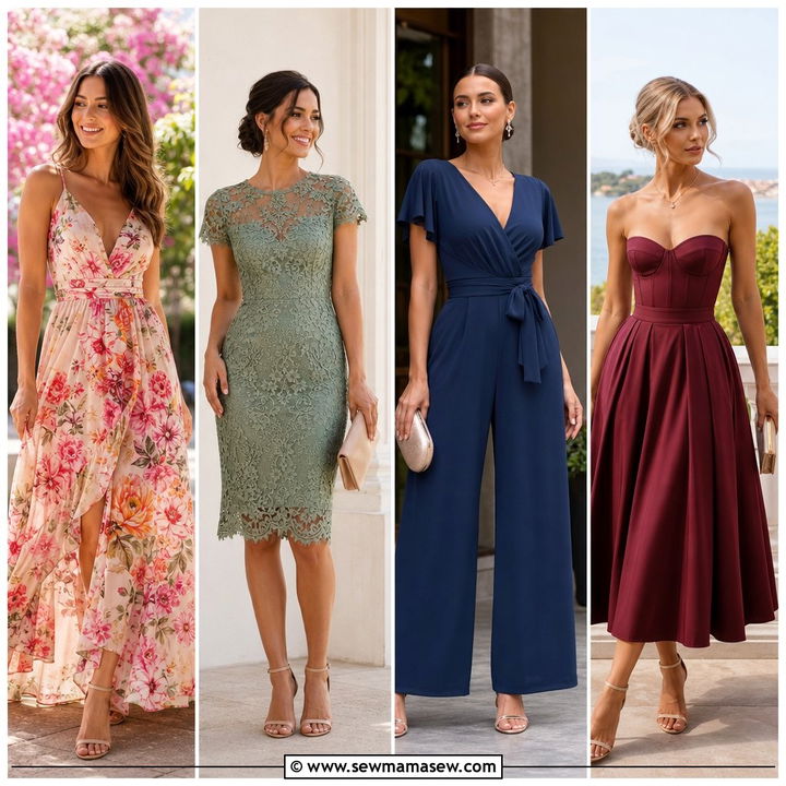 25 Wedding Guest Outfits For Women With Tummy That Feel Chic