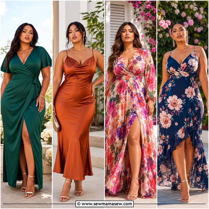 25 Wedding Guest Outfits For Women With Wide Hips That Flatter