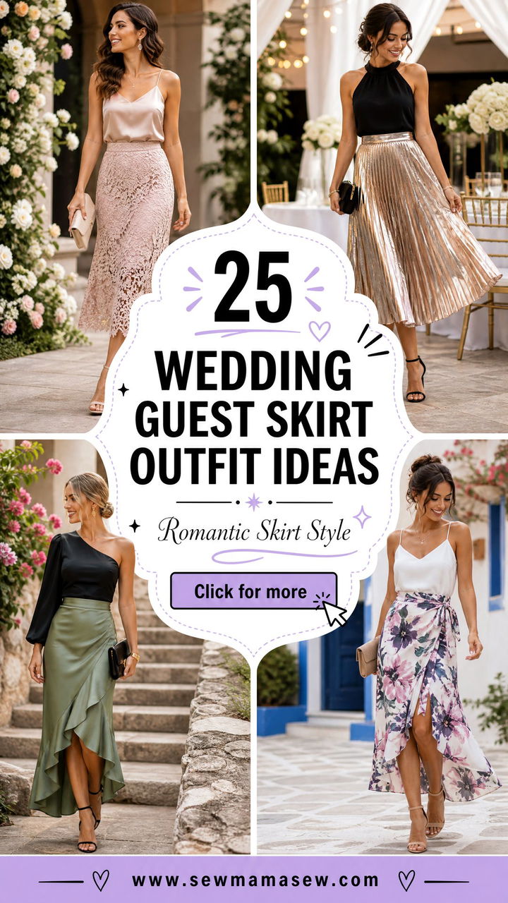 25 Wedding Guest Skirt Outfit Ideas For Romantic Style Now - 25 Wedding Guest Skirt Outfit Ideas For Romantic Style Now
