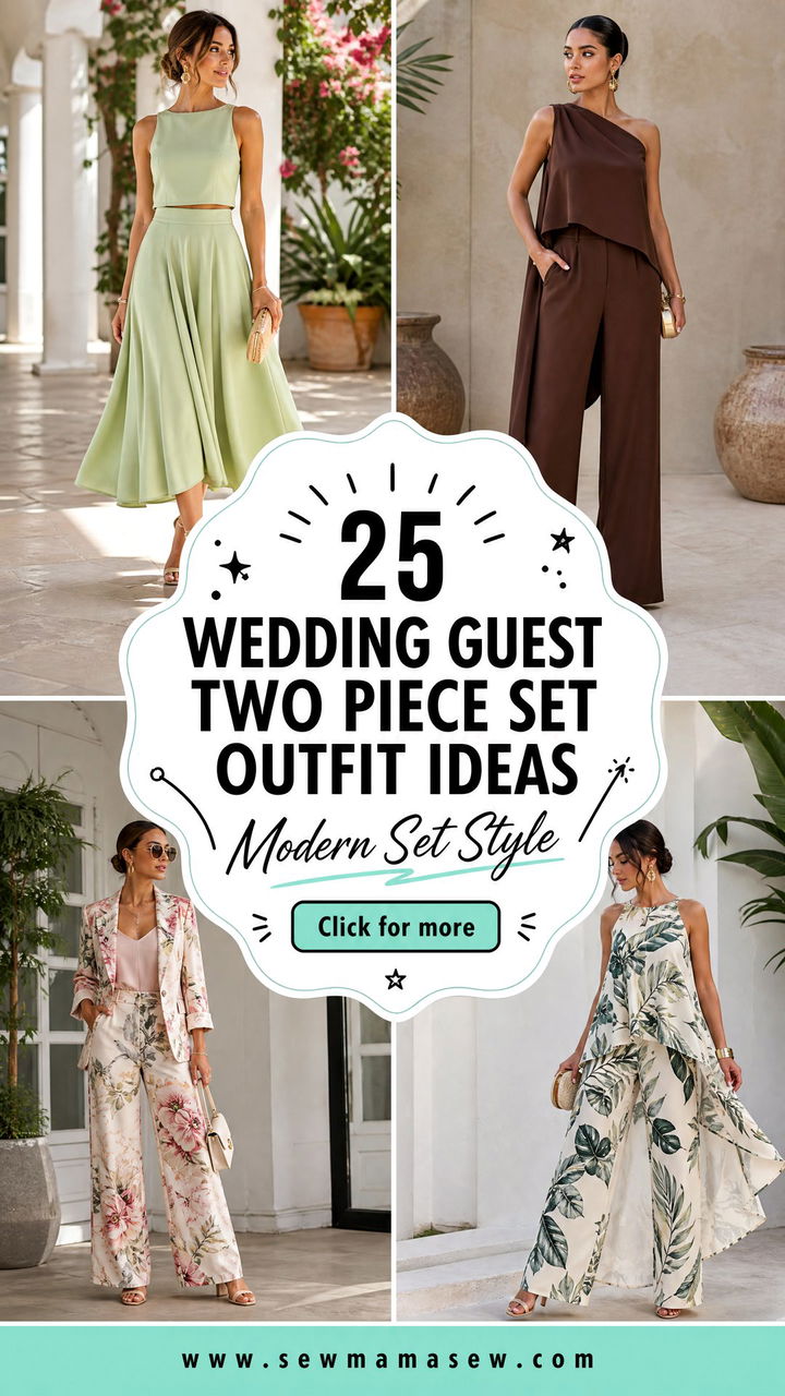 25 Wedding Guest Two Piece Set Outfit Ideas For Modern Style - 25 Wedding Guest Two Piece Set Outfit Ideas For Modern Style