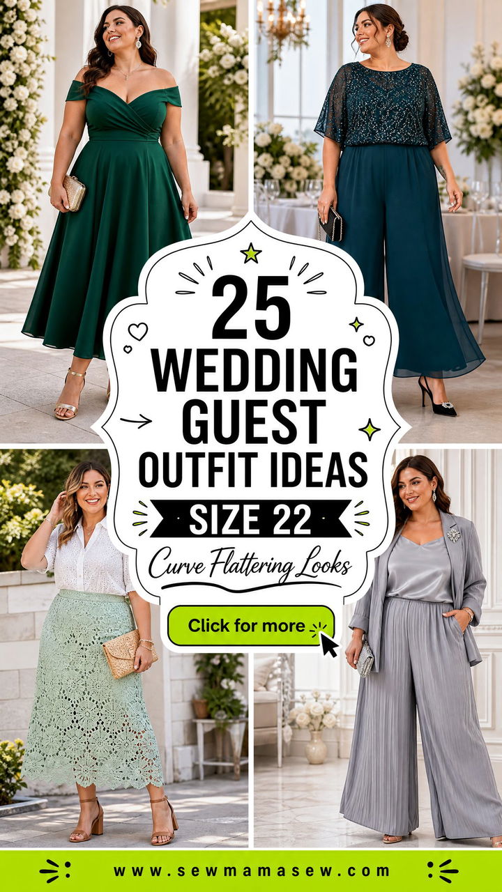 25 Wedding guest outfit ideas size 22 Curve-Flattering Looks - 25 Wedding guest outfit ideas size 22: Curve-Flattering Looks