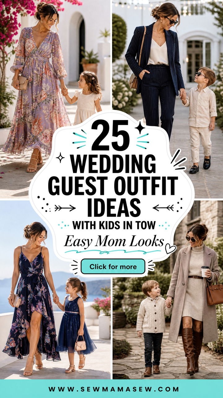 25 Wedding guest outfit ideas with kids in tow Easy Looks - 25 Wedding guest outfit ideas with kids in tow: Easy Looks