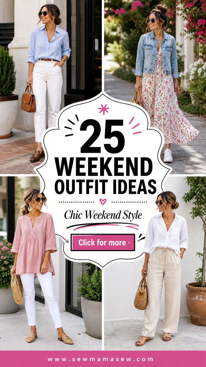 25 Weekend Outfit Ideas For Women Over 50 That Feel Chic - 25 Weekend Outfit Ideas For Women Over 50 That Feel Chic