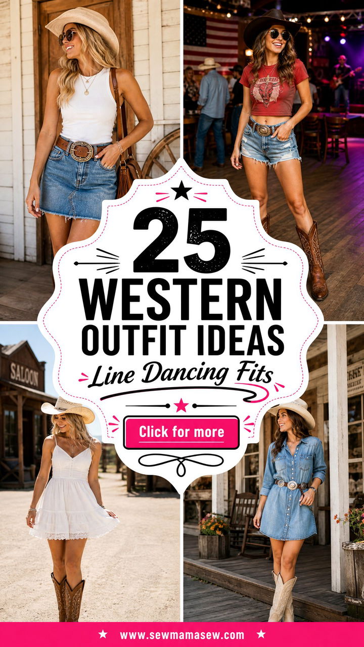 25 Western Outfit Ideas For Line Dancing With Easy Moves - 25 Western Outfit Ideas For Line Dancing With Easy Moves