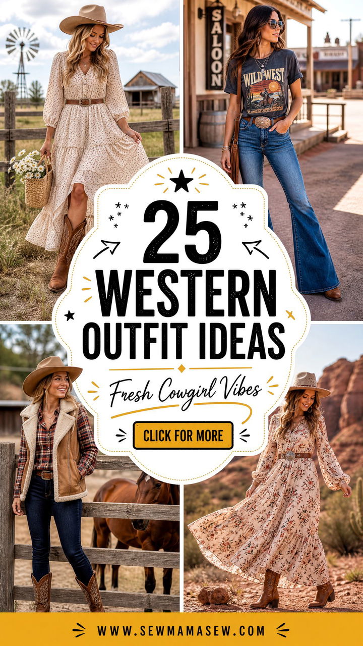 25 Western Outfit Ideas For Women 2026 With Fresh Cowgirl Vibes - 25 Western Outfit Ideas For Women 2026 With Fresh Cowgirl Vibes