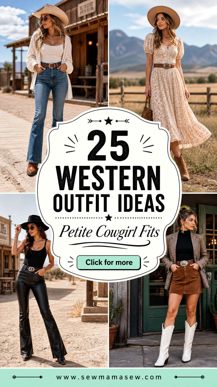 25 Western Outfit Ideas Petite Women Can Wear With Ease - 25 Western Outfit Ideas Petite Women Can Wear With Ease